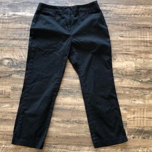 3/$25 - Smart Set black cotton capris